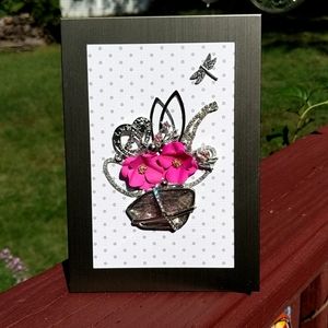 Artisan Original Jewelry Art Framed